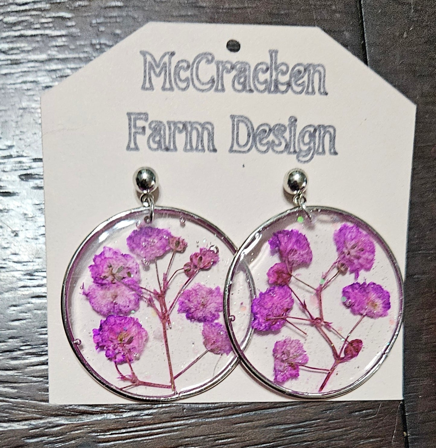 Multi small purple flowers