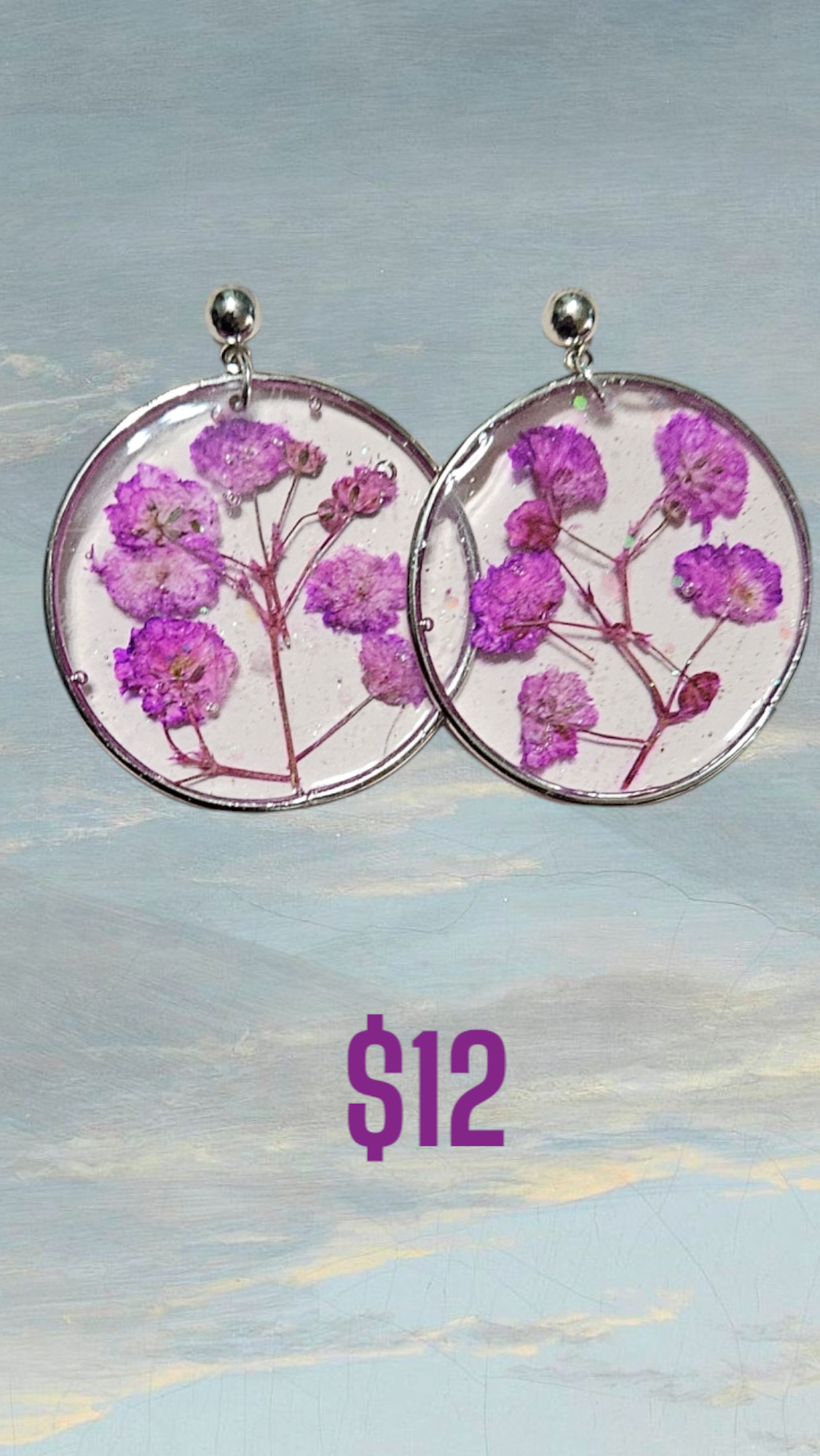 Multi small purple flowers